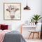 Stupell Industries Betsy Cow with Flowers Floating Frame, design by Stellar Design Studio